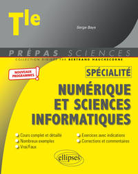 Picture of Spécialité Numérique et sciences informatiques - Terminale - nouveaux programmes