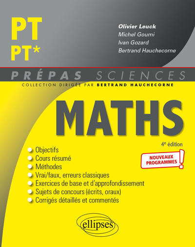 Picture of Mathématiques PT/PT* - Programme 2022