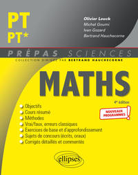 Picture of Mathématiques PT/PT* - Programme 2022