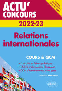 Image de Relations internationales 2022-2023 - Cours et QCM