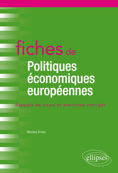 Picture of Fiches de Politiques économiques européennes
