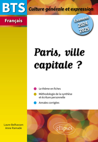 Image de BTS Français. Culture générale et expression. Paris, ville capitale ?