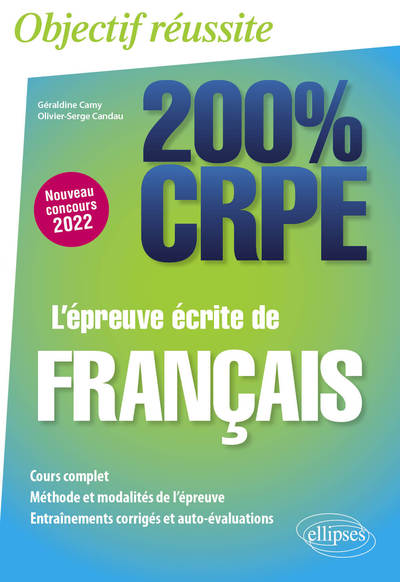 Picture of L'épreuve écrite de français - CRPE Nouveau concours 2022