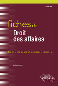 Image de Fiches de droit des affaires - 3e édition