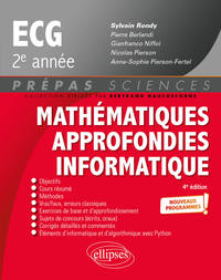 Picture of Mathématiques approfondies - Informatique - prépas ECG 2e année - Programme 2022