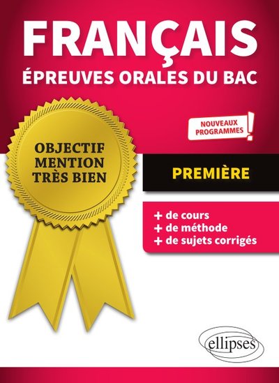 Picture of Français Épreuves orales du bac - Première - nouveaux programmes