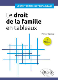 Picture of Le droit de la famille en tableaux
