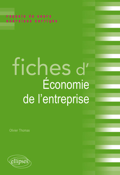 Picture of Fiches d’économie de l’entreprise