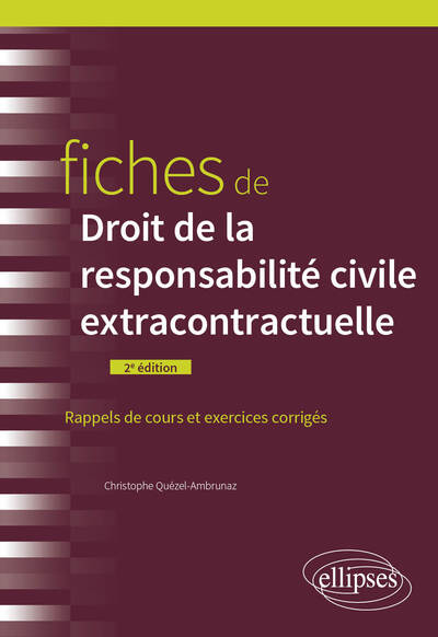 Image de Fiches de droit de la responsabilité civile extracontractuelle