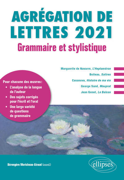 Picture of Grammaire et stylistique - Agrégation de lettres 2021