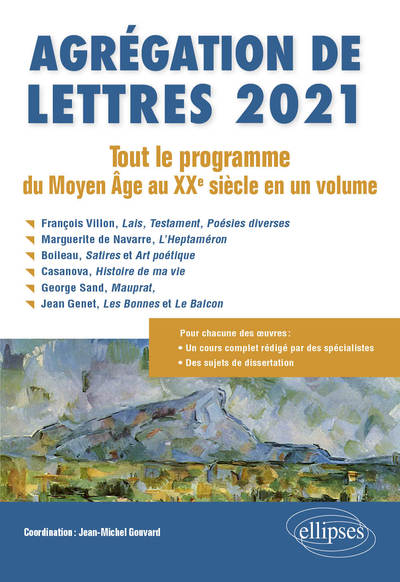 Picture of Agrégation de Lettres 2021. Tout le programme du Moyen Âge au XXe siècle en un volume