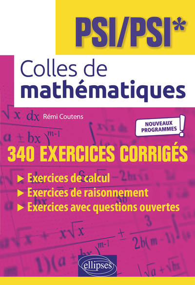 Image de Colles de Mathématiques - PSI/PSI* - Programme 2022