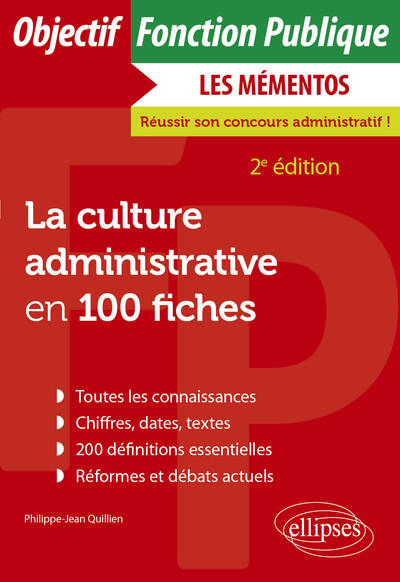 Image de La culture administrative en 100 fiches