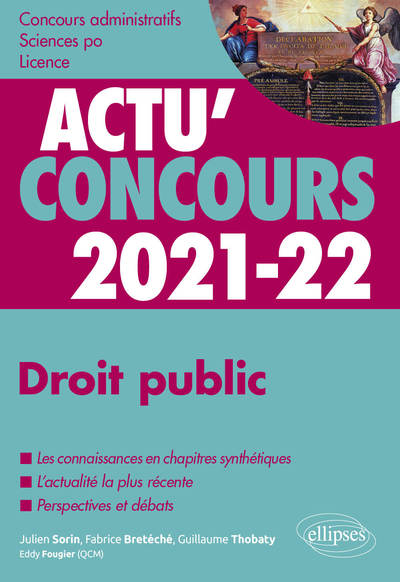Image de Droit public 2021-2022 - Cours et QCM