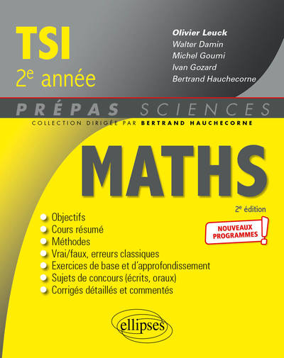 Picture of Mathématiques TSI-2 - Programme 2022