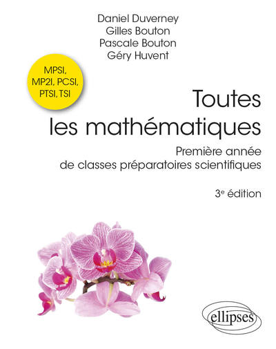 Image de Toutes les mathématiques Première année de classes préparatoires scientifiques
