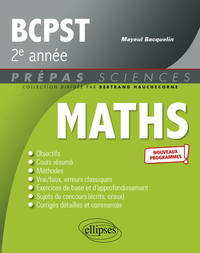 Picture of Mathématiques BCPST 2e année - Programme 2022