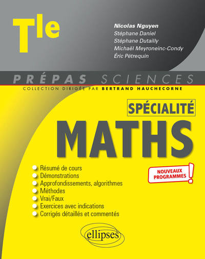 Picture of Spécialité Mathématiques - Terminale - nouveaux programmes