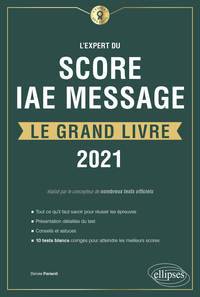 Picture of L'Expert du Score IAE Message - Le Grand Livre - Édition 2021