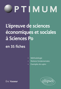 Image de L'épreuve de sciences économiques et sociales à Sciences Po en 35 fiches