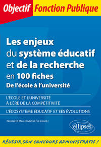 Picture of Les enjeux du système éducatif et de la recherche en 100 fiches - De l'école à l'université
