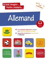 Image de Allemand en images avec exercices ludiques. Apprendre et réviser les mots de base. A1