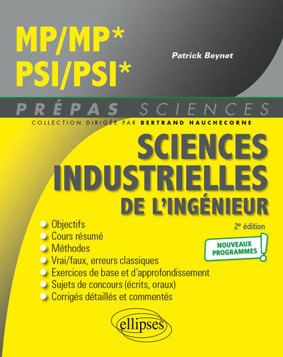 Picture of Sciences industrielles de l'ingénieur MP/MP* - PSI/PSI* - Programme 2022
