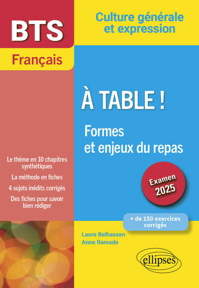 Image de BTS Français. Culture générale et expression. À table ! Formes et enjeux du repas