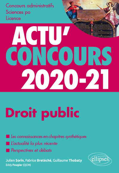 Picture of Droit public 2020-2021 - Cours et QCM