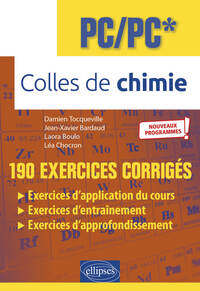 Picture of Colles de chimie - PC/PC* - Programme 2022