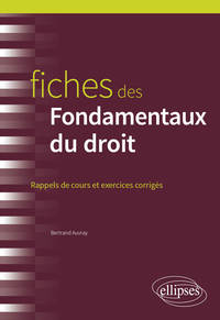 Image de Fiches des Fondamentaux du droit