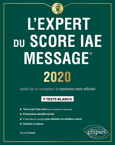 Picture of L'Expert du Score IAE Message - Édition 2020