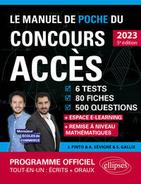 Image de Le Manuel de POCHE du concours ACCÈS (Programme officiel : écrits + oraux)