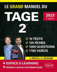 Image de Le Grand Manuel du TAGE 2 – édition 2023