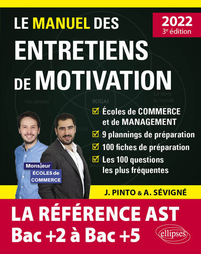 Image de Le Manuel des entretiens de motivation « AST / Admissions Parallèles » - Concours aux écoles de commerce