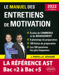 Image de Le Manuel des entretiens de motivation « AST / Admissions Parallèles » - Concours aux écoles de commerce