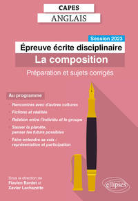 Picture of CAPES Anglais - Epreuve écrite disciplinaire - La composition - Session 2023