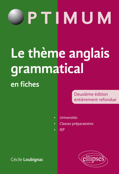Image de Le thème anglais grammatical en fiches - 2e édition entièrement refondue