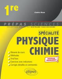 Picture of Spécialité Physique-chimie - Première - nouveaux programmes