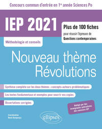 Image de Concours commun IEP 2021. Plus de 100 fiches pour réussir l'épreuve de questions contemporaines - entrée en 1re année - Nouveau thème / Révolutions