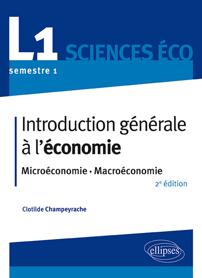 Image de Introduction générale à l'économie. L1 S1. Microéconomie-Macroéconomie