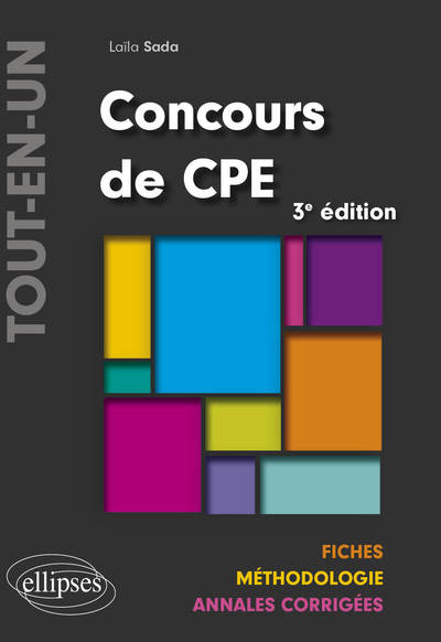 Picture of Concours CPE Tout-en-un - Fiches, Méthodologie, Annales corrigées - 3e édition