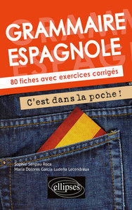 Image de Grammaire espagnole. C'est dans la poche ! 80 fiches avec exercices corrigés. A2-B1
