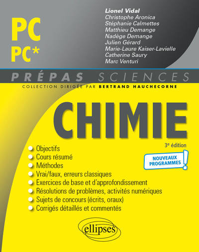 Picture of Chimie PC/PC* - Programme 2022