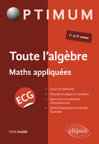 Picture of Toute l'algèbre - ECG maths appliquées