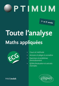Image de Toute l'analyse - ECG maths appliquées