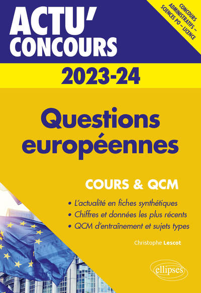 Image de Questions européennes 2023-2024 - Cours et QCM