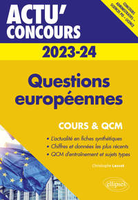 Image de Questions européennes 2023-2024 - Cours et QCM