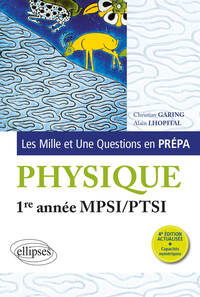 Picture of Les 1001 questions de la physique en prépa - 1re année MPSI-PTSI