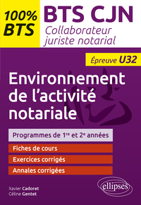 Image de Environnement de l'activité notariale (U32)